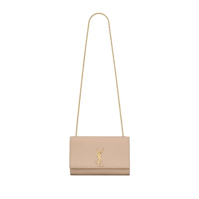 YSL KATE MEDIUM IN GRAIN DE POUDRE EMBOSSED LEATHER 364021BOW0J2721 (24*14.5*5.5cm)